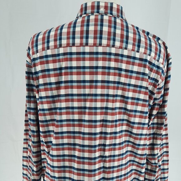LL Bean Plaid Long Sleeve Shirt Men's Size 2XL Traditional Fit Button Down XXL - Picture 5 of 6